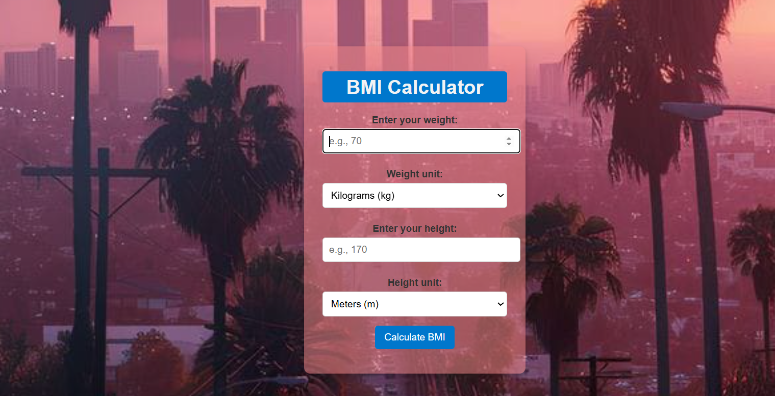 BMI Calculator